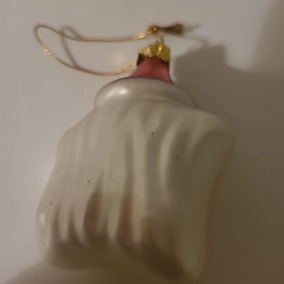 Vintage Mercury Glass Santa Ornament - Picture 3 of 5